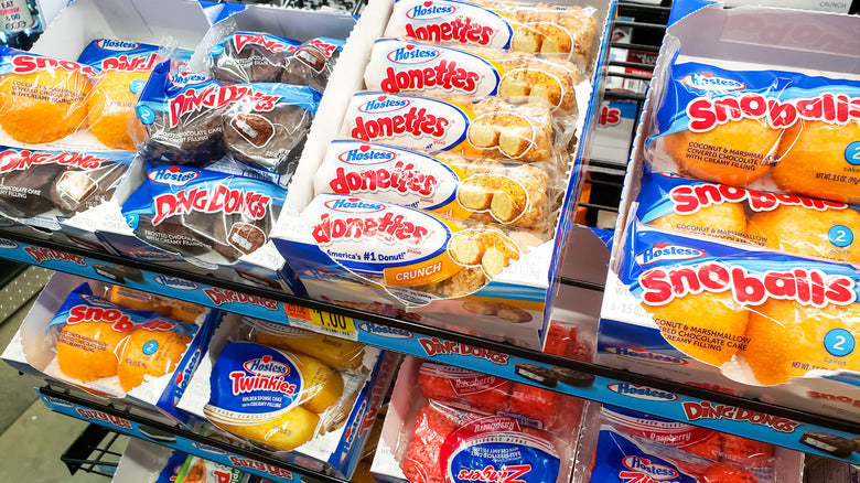 hostess snacks on the shelf