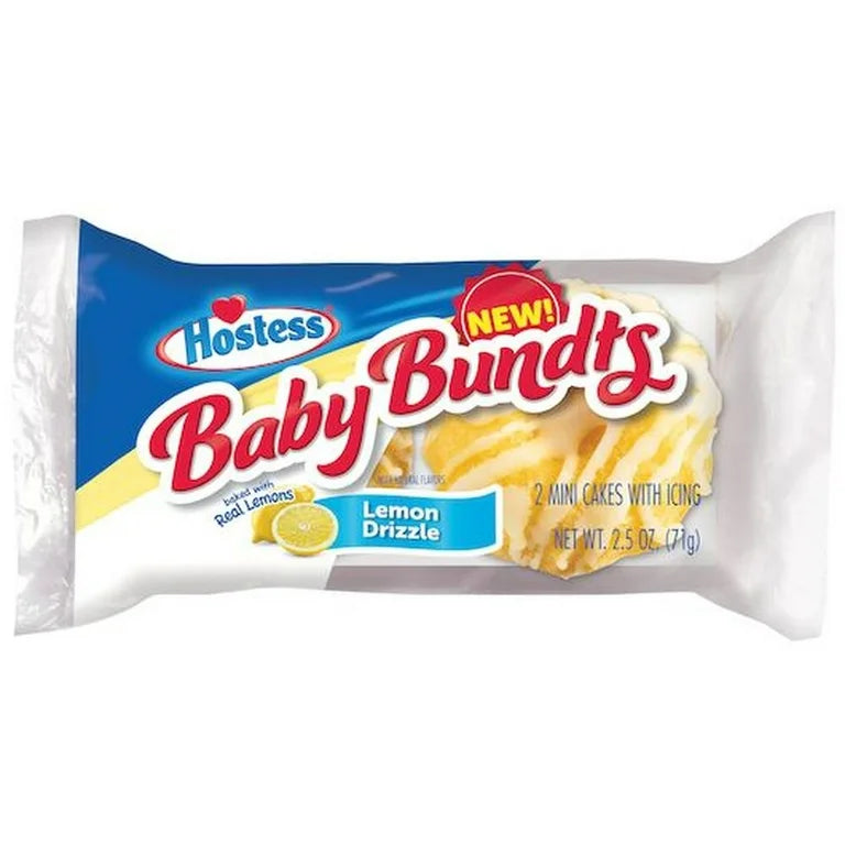 Hostess Baby Bundts Lemon Drizzle