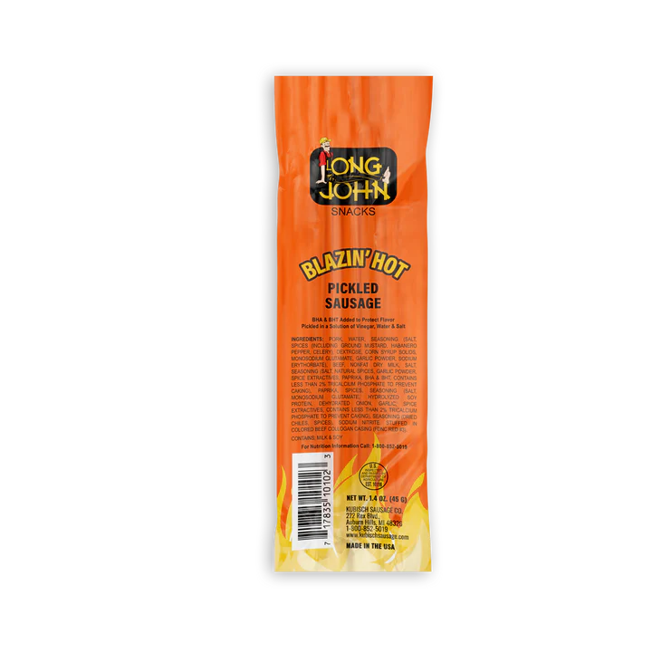 Blazin' Hot Pickled Sausages