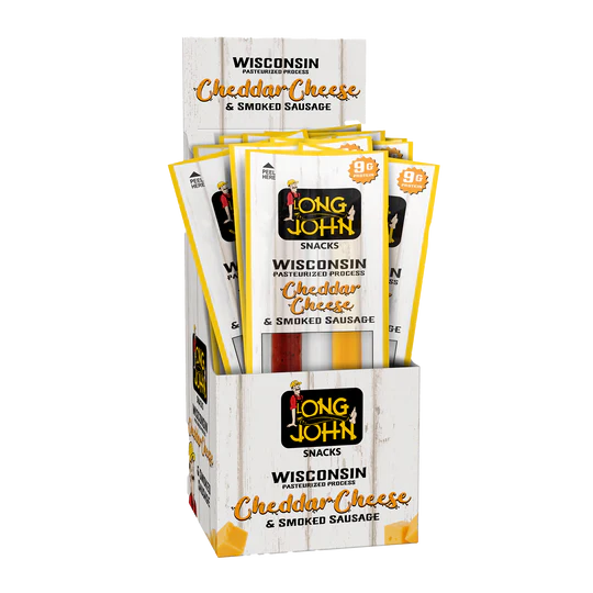 Cheddar Cheese and Smoked Sausage Sticks