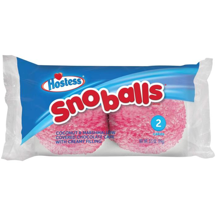 Hostess Sno Balls—chocolate cake covered in marshmallow and coconut, available at Sweet Cakes Shop in Detroit.