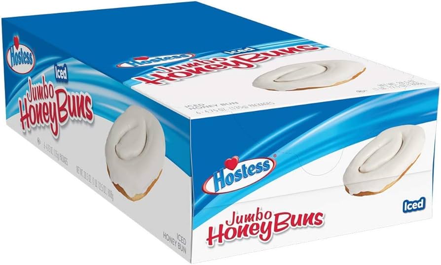 Hostess Jumbo Honey Bun Iced