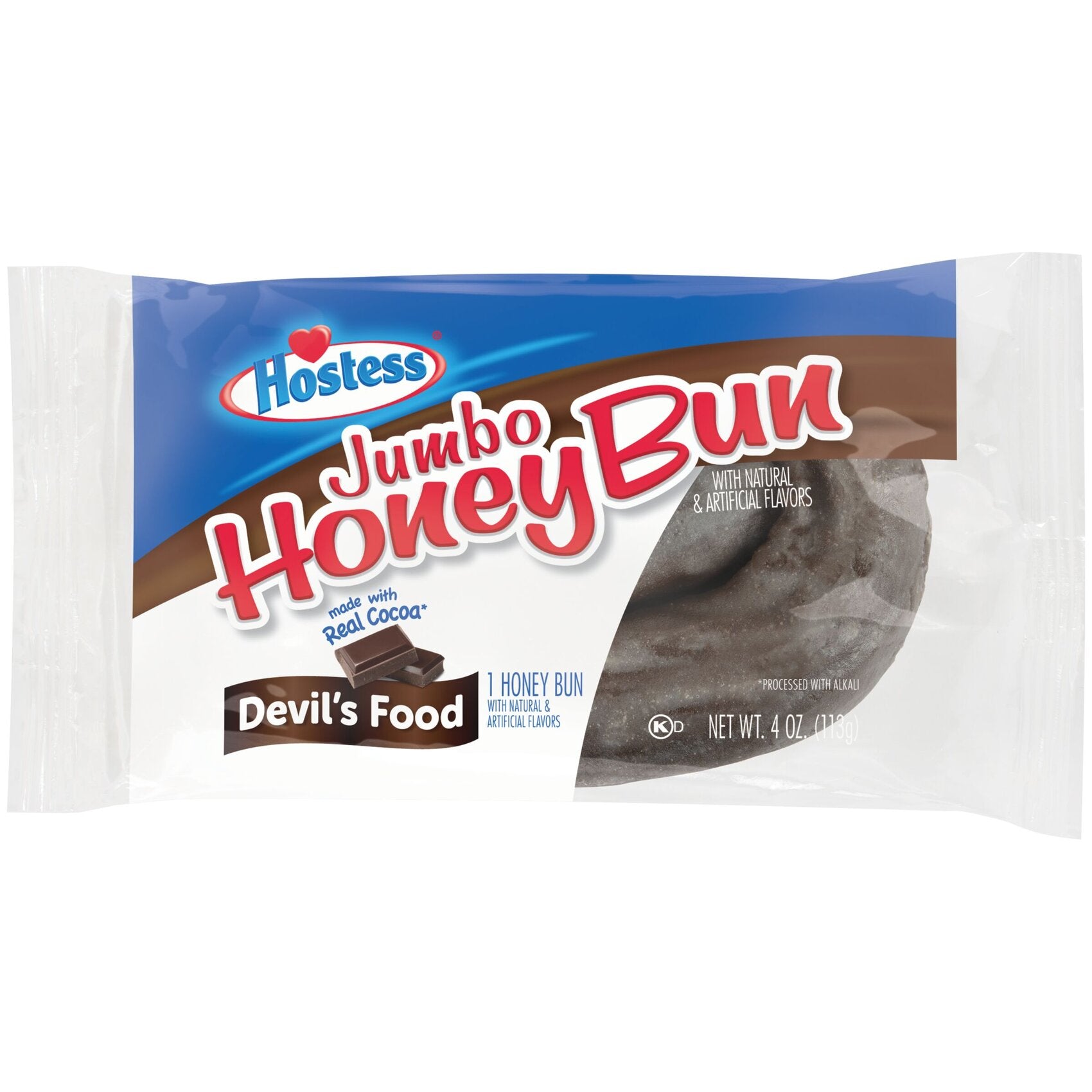 Hostess Jumbo Honey Bun Devils Food