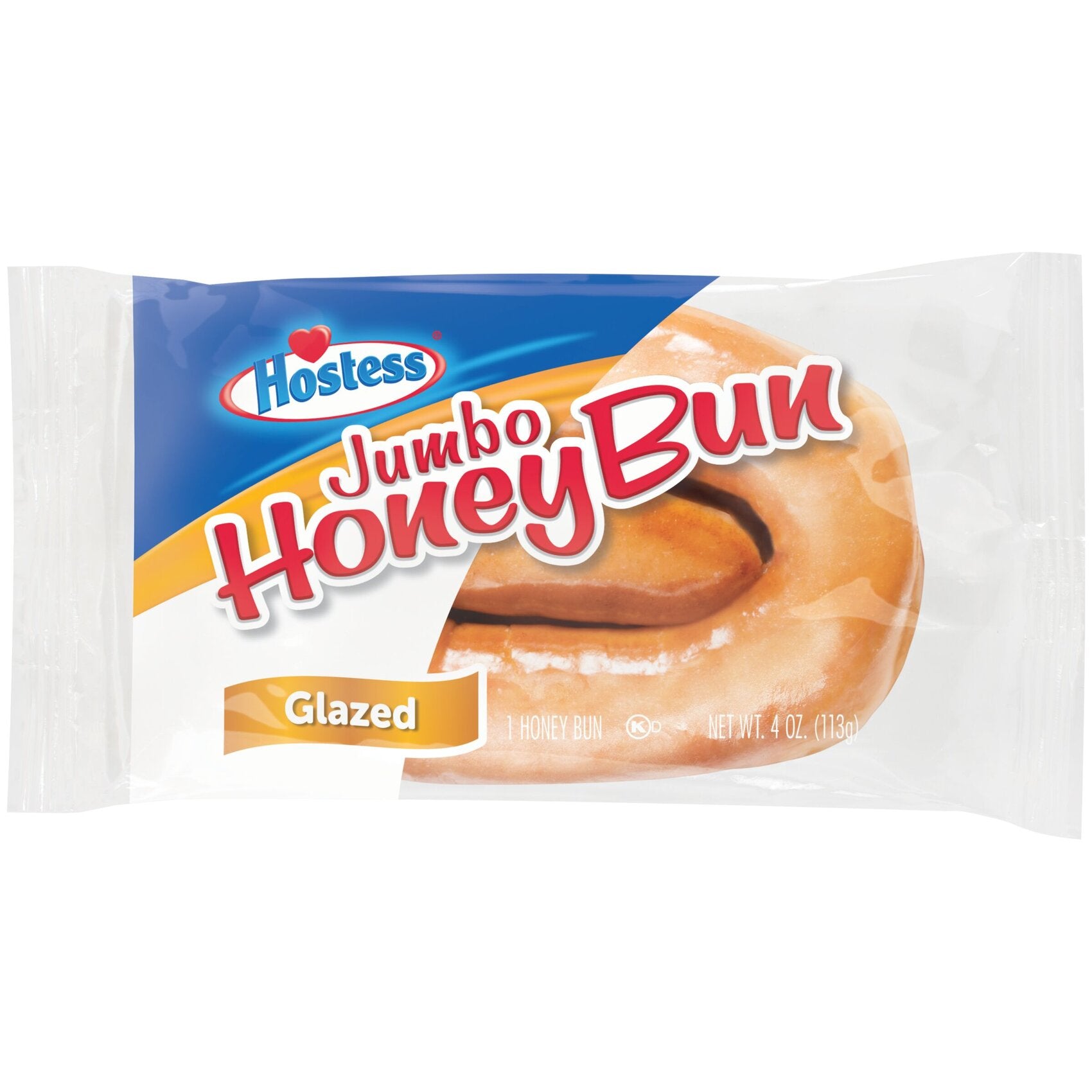 Hostess Jumbo Honey Bun Glazed