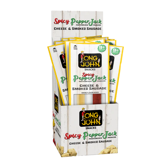 Spicy Pepper Jack Cheese and Smoked Sausage Sticks