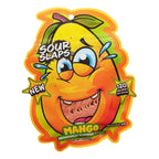 Sour Slaps Flavored Sour Candy Belts—thin, chewy, and coated in sour sugar, available at Sweet Cakes Shop in Detroit.