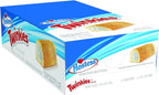 Hostess Twinkies from Sweet Cakes Shop displayed on a platter, delicious golden pastries for dessert lovers.