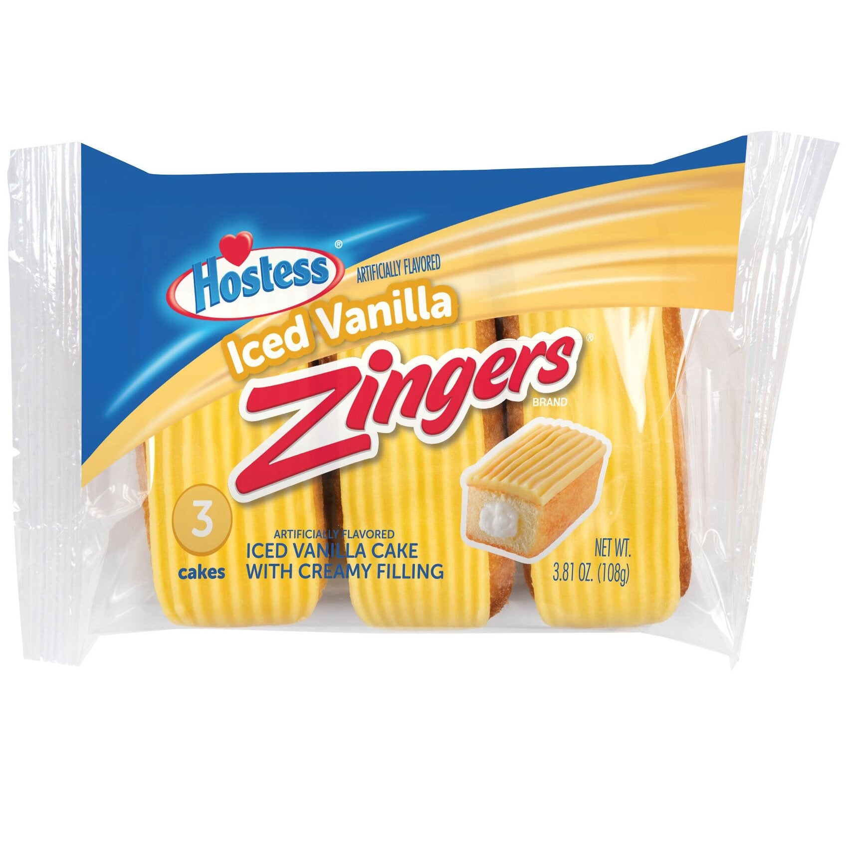 Hostess Zingers Iced Vanilla